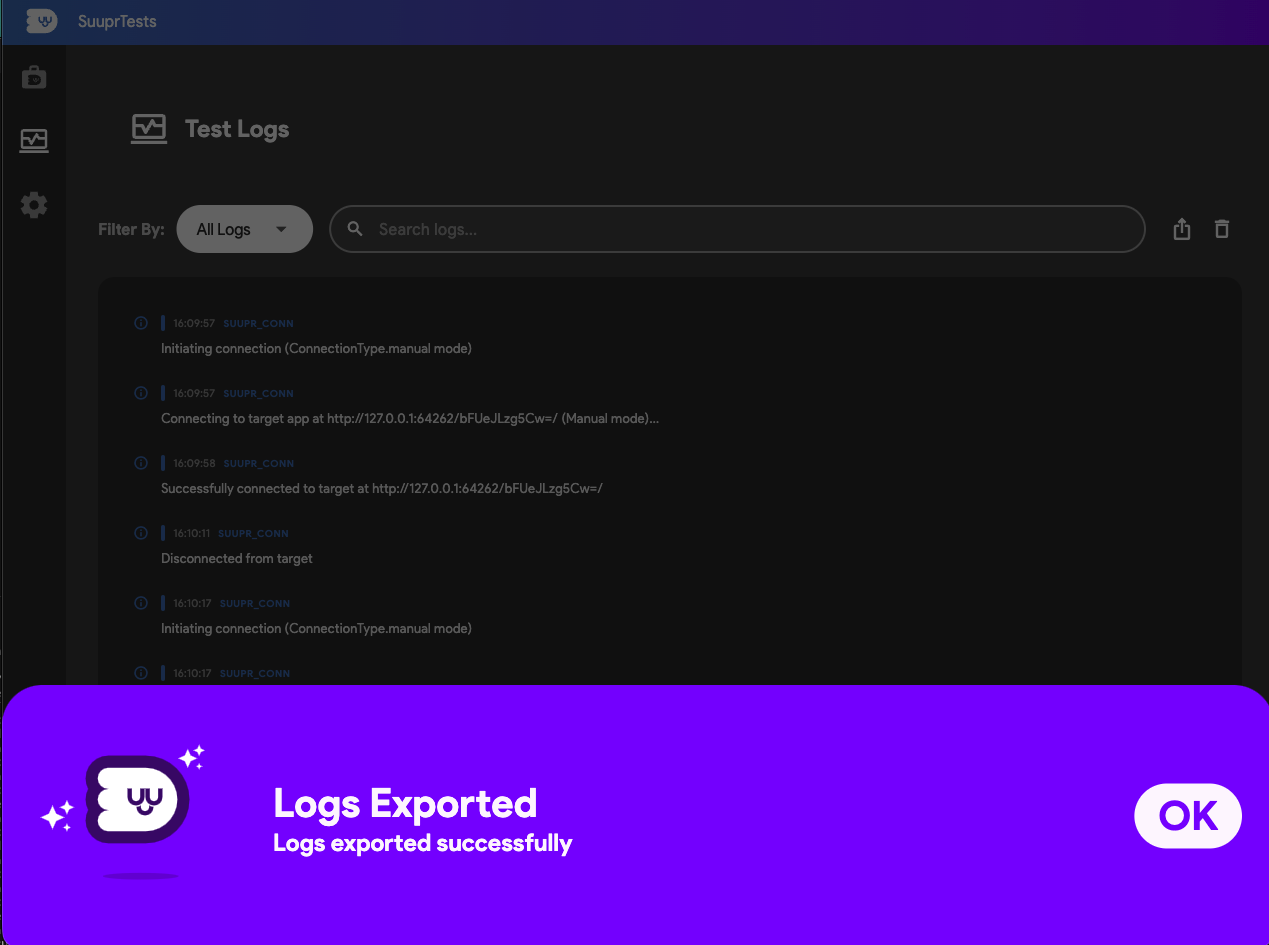Export Logs